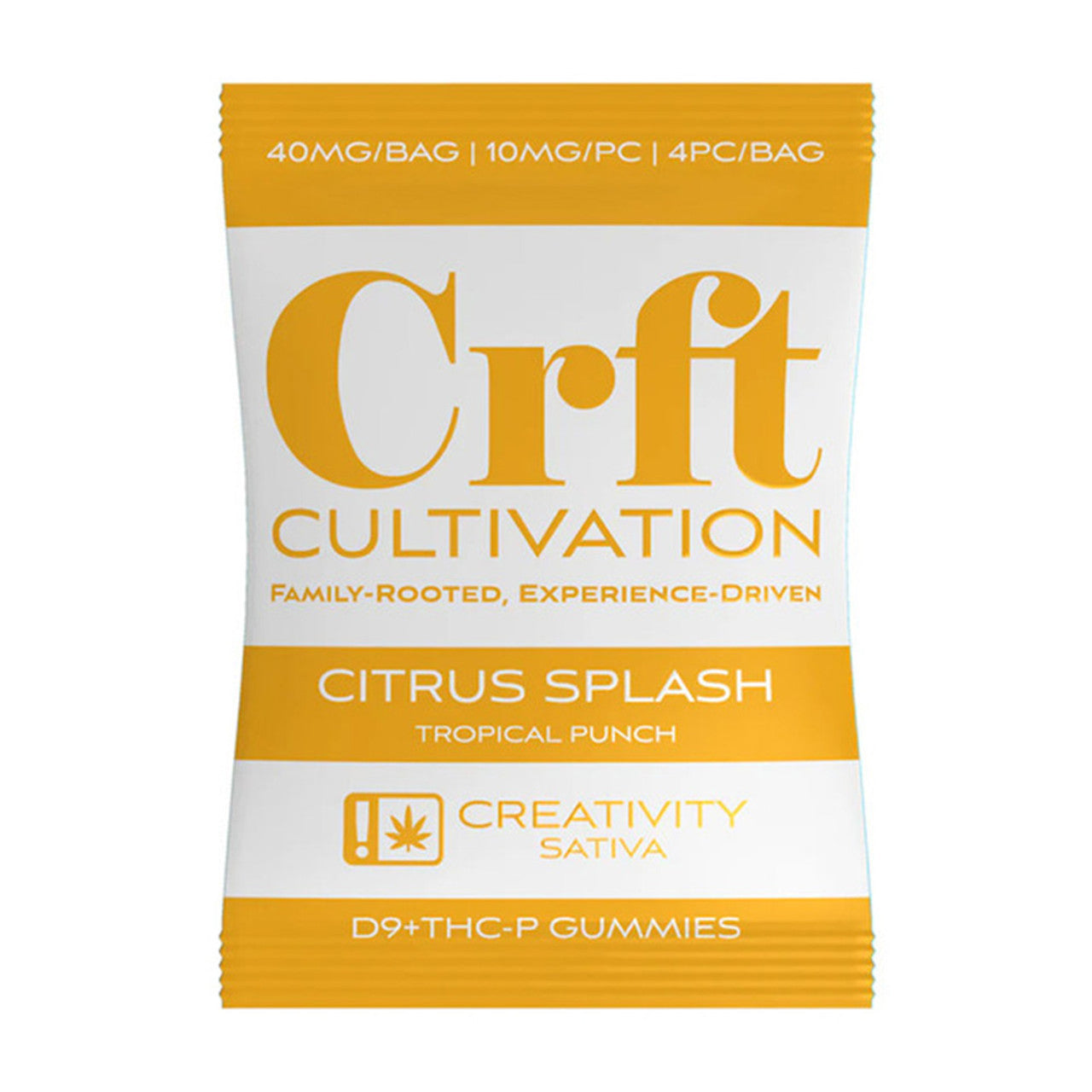 CRFT Cultivation Delta 9 + THC-P Gummies 40MG - Pack of 4