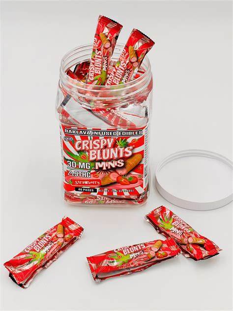 Crispy Blunts Delta-9 THC Baklava Infused Minis 30mg