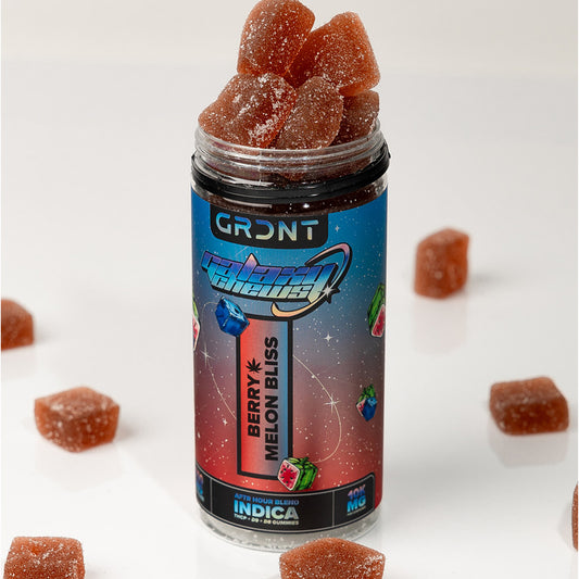 GRDNT Galaxy Chews Delta 9 + THCP + D8 Gummies 10000MG - 25ct Jar