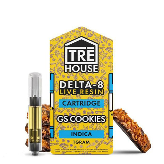 TRE House 907MG Delta 8 Live Resin Vape Cartridge 1G